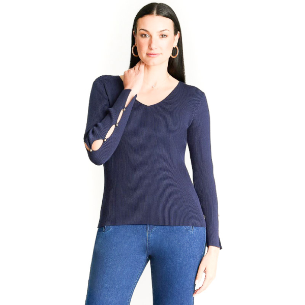 IMP POLERA TEJIDO 816508 AZUL
