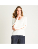 IMP POLERA TEJIDO 816508 BLANC