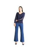 IMP POLERA TEJIDO 816508 AZUL