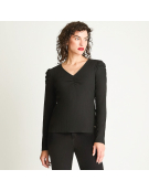 IMP POLERA RIB 106621 NEGRO