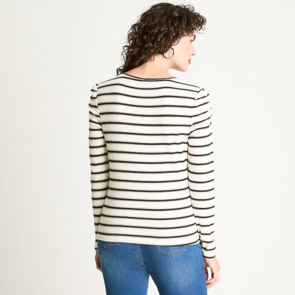 IMP POLERA RIB 106621 LIST AZU