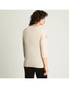 IMP POLERA ESTAMP 106625 BEIGE
