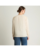 IMP BLUSA APLIC MACRAME BEIGE