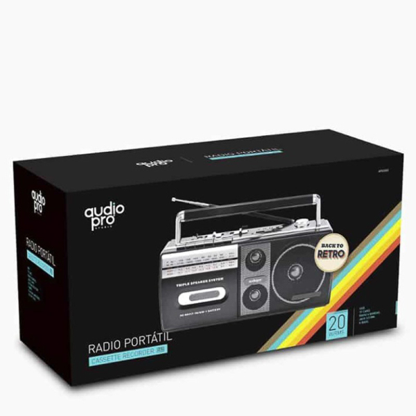 RADIO CASSETTE RETRO AP02077 