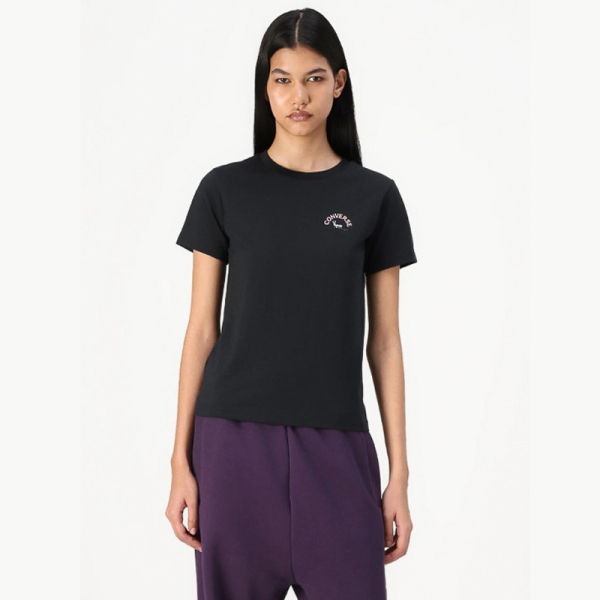 POLERA W FLOWER GARDEN BLACK