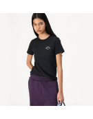 POLERA W FLOWER GARDEN BLACK