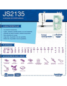 MAQUINA DE COSER JS2135CL 