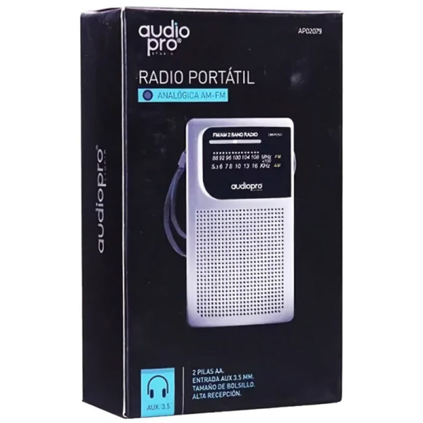 RADIO PORTATIL AM/FM AP02042 