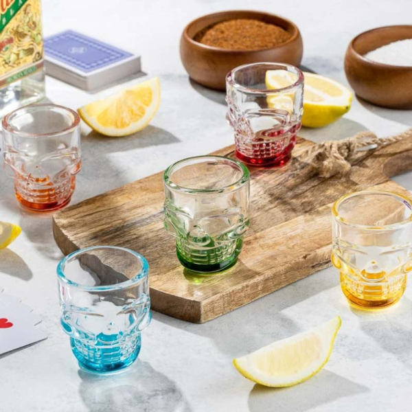 SET 6 VASOS SHOT 5CL XCARET 