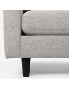 SOFA PETRY 3 CPO LAURENT SMOKE 