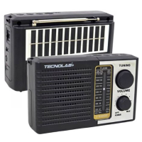 RADIO TL636 AM/FM SOLAR LINTERNA 