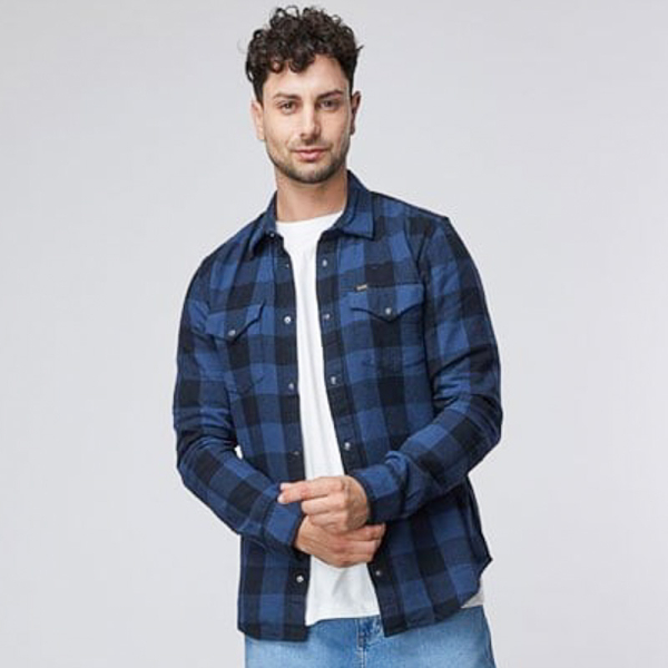 CAMISA ESCOCES LEME 144115 BLU