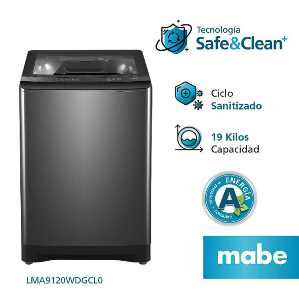 LAVADORA LMA9120WDGCLO 19KG 