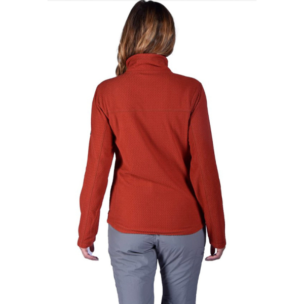 POLAR W FULL ZIPPER ROJO OSCURO