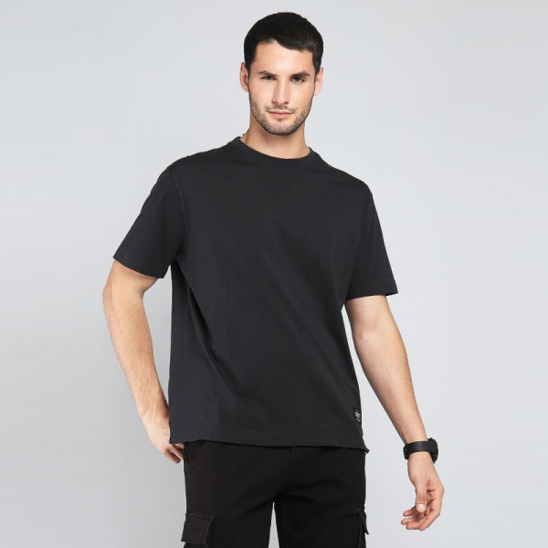POLERA M/C CR BISHK33 NEGRO