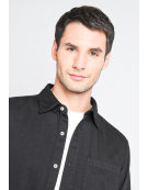 CAMISA 1 BOLSILLO BISHF42 NEGRO