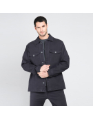 CHAQUETA GABARDINA AZUL BISHG3