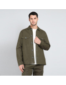CHAQUETA GABARDINA OLIVA BISHG