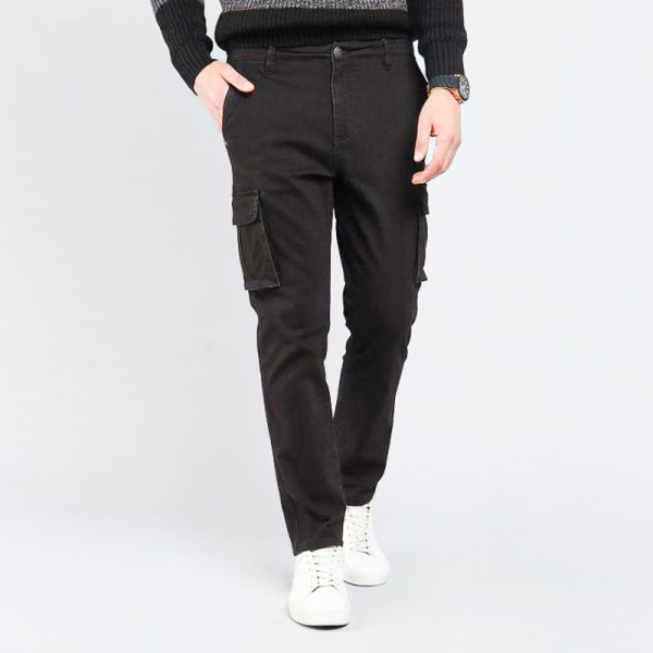 PANTALON CARGO BISHB11 NEGRO
