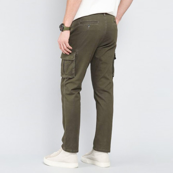 PANTALON CARGO BISHB11 OLIVA