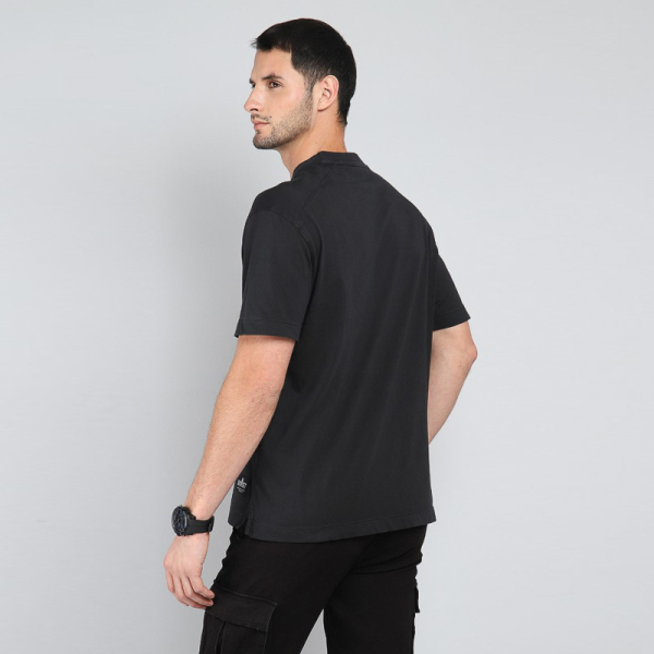 POLERA M/C CR BISHK33 NEGRO
