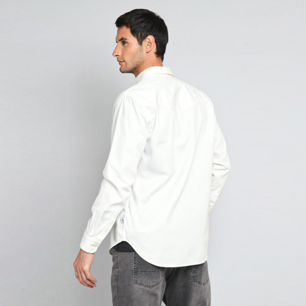 CAMISA 1 BOLSILLO BISHF42 CRUDO