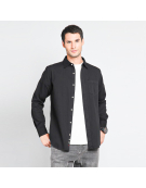 CAMISA 1 BOLSILLO BISHF42 NEGRO