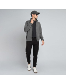 POLERON ZIPPER BISHJ20 GRIS