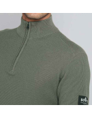 SWEATER 1/4 CIERRE BISHI27 OLIVA