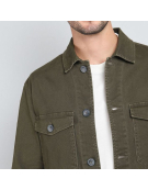 CHAQUETA GABARDINA OLIVA BISHG