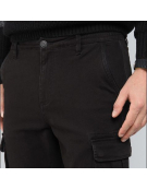 PANTALON CARGO BISHB11 NEGRO