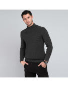 SWEATER CUELLO BISHI15 NEGRO