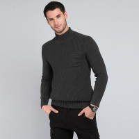 SWEATER CUELLO BISHI15 NEGRO