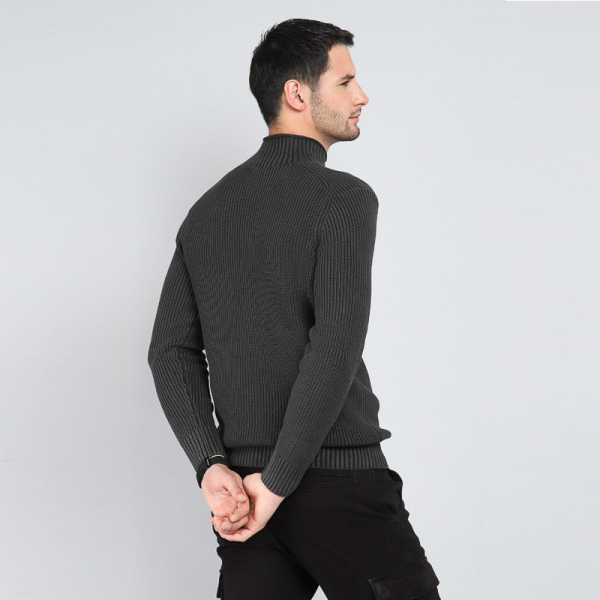 SWEATER CUELLO BISHI15 NEGRO