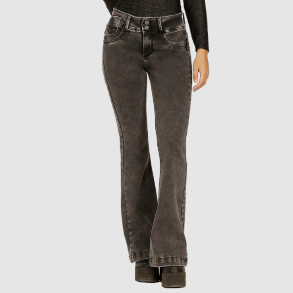JEANS FLARE TOLEDO GRIS