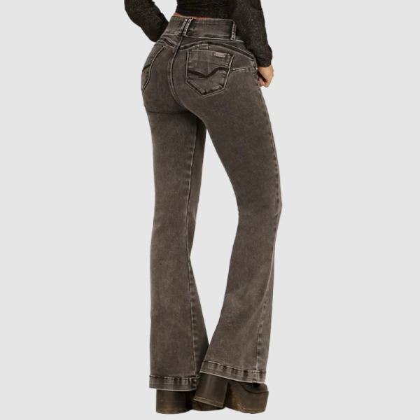 JEANS FLARE TOLEDO GRIS