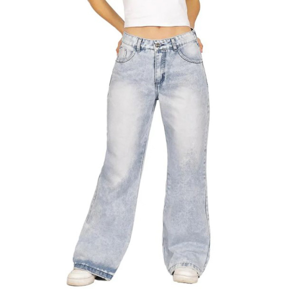 JEANS BIANCA II FLARE CELESTE