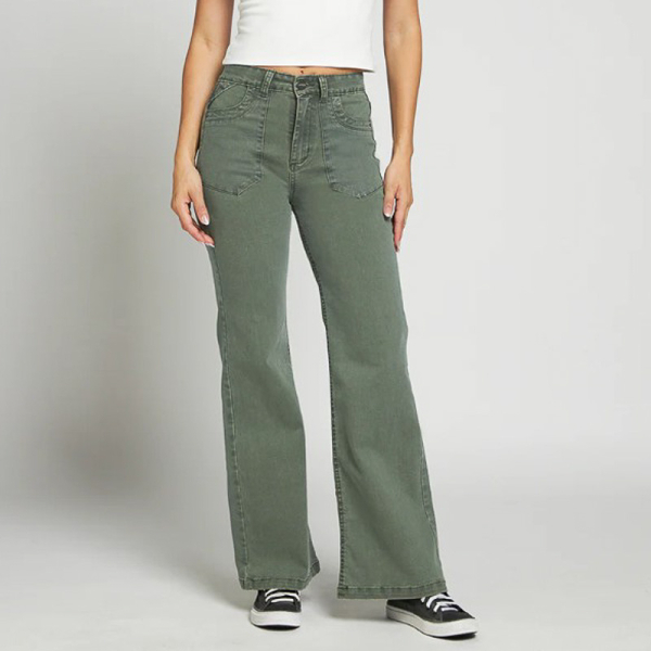 JEANS WIDE LEG 5116 VERDE