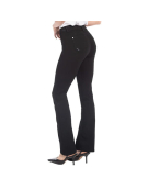JEANS RECTO PUSH UP NEGRO