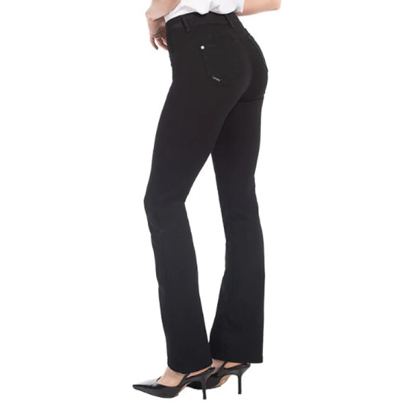 JEANS RECTO PUSH UP NEGRO
