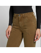 JEANS WIDE LEG 5117 MARRON