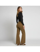 JEANS WIDE LEG 5117 MARRON