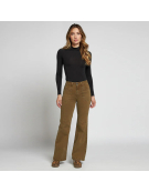 JEANS WIDE LEG 5117 MARRON