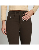 JEANS RECTO PUSH UP CAFE 5123