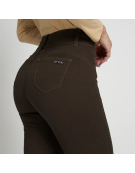 JEANS RECTO PUSH UP CAFE 5123