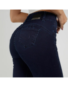 JEANS RECTO PUSH UP AZUL 4871
