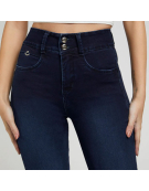 JEANS RECTO PUSH UP AZUL 4871