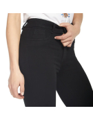 JEANS RECTO PUSH UP NEGRO