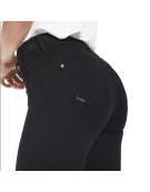 JEANS RECTO PUSH UP NEGRO