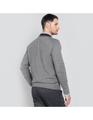 SWEATER FULL ZIPPER 31038 GRIS